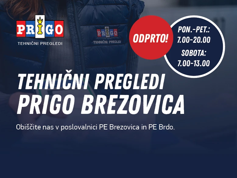 Tehnični pregledi Prigo Brezovica